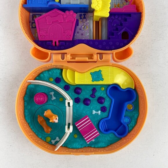 Polly Pocket Cute Corgi Puppy Dog Compact Open Close Kids Toy Pretend Play - Picture 13 of 16